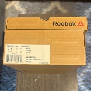 Reebok One Cushion 3.0 Running Shoes - Men’s Size 7.5 - Yellow/Olive/Sage/Steel